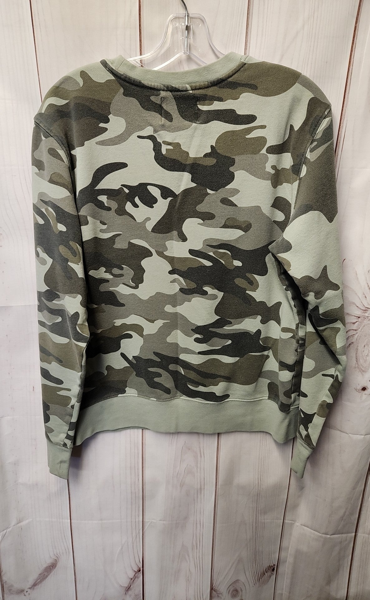 Champion Women's Size S Green Camo Sweatshirt