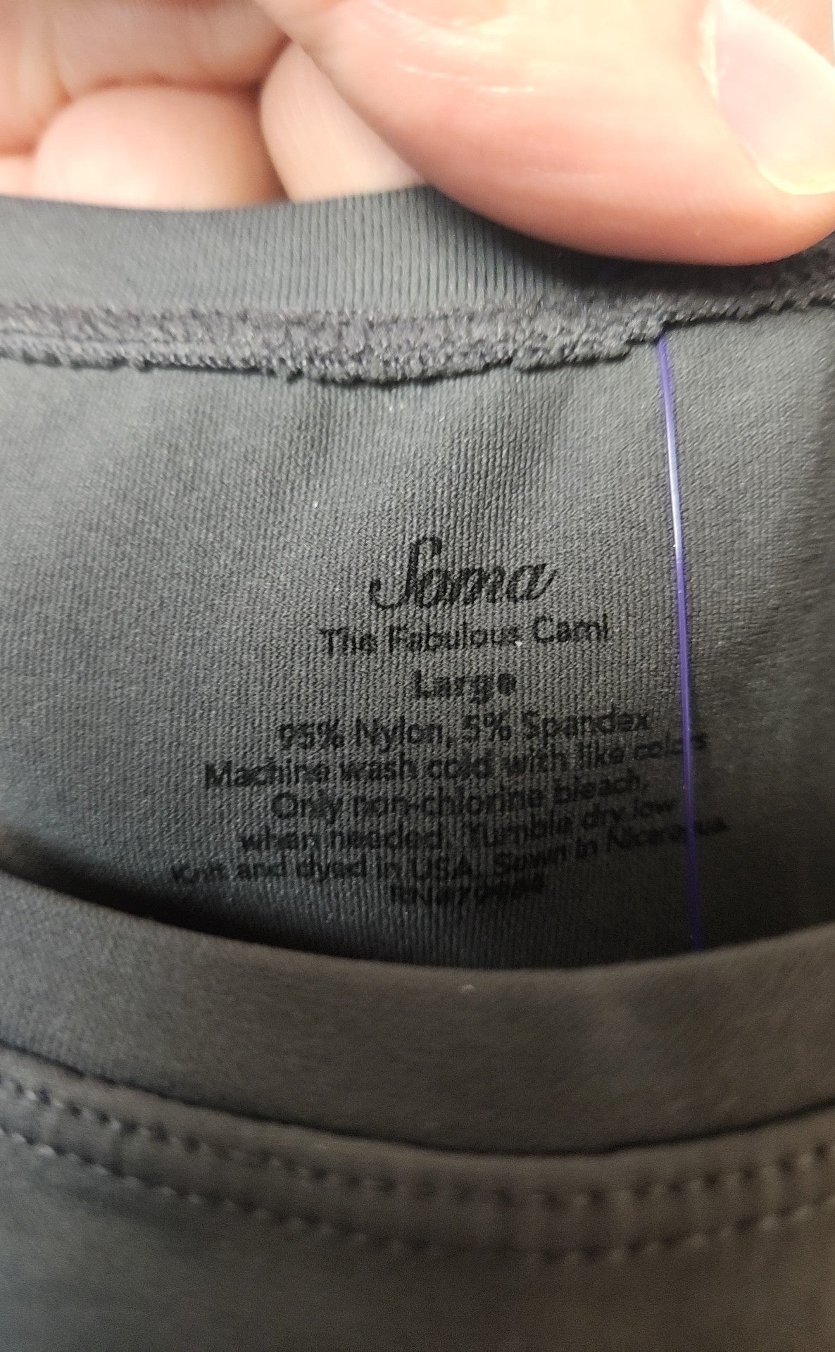 Soma Women's Size L Gray Sleeveless Top