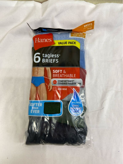 6PCS NWT Hanes Men's Size M Briefs Underwear