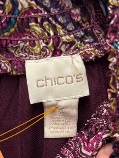 Chico's Women's Size 3 = XL Purple Long Sleeve Top