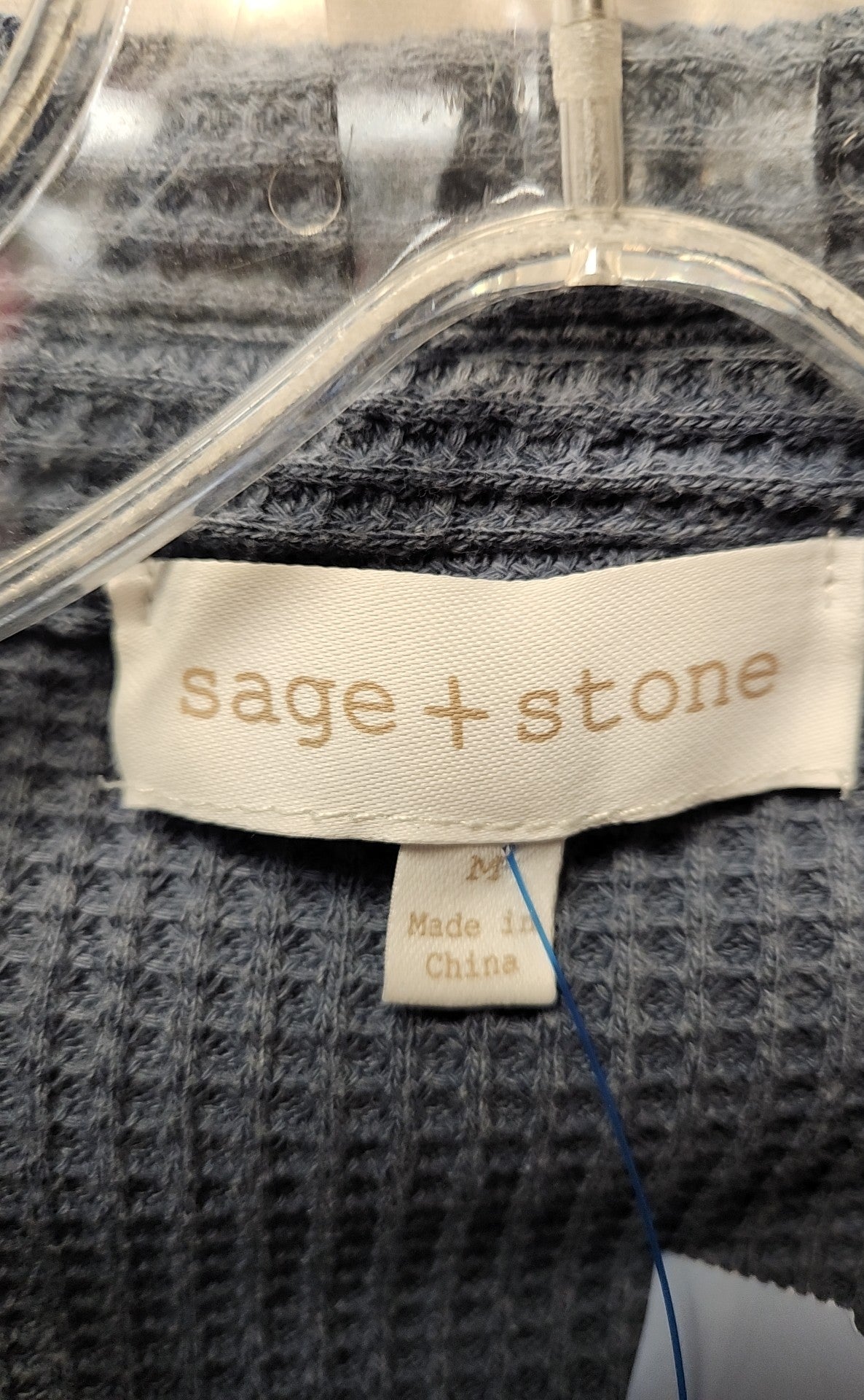 Sage+Stone Women's Size M Blue Long Sleeve Top