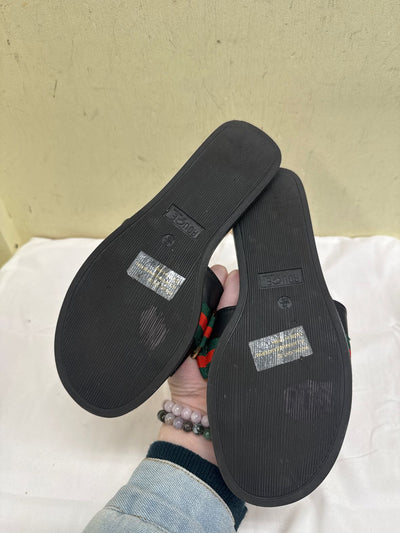 Rouge Women's Size 7-1/2 Black Sandals
