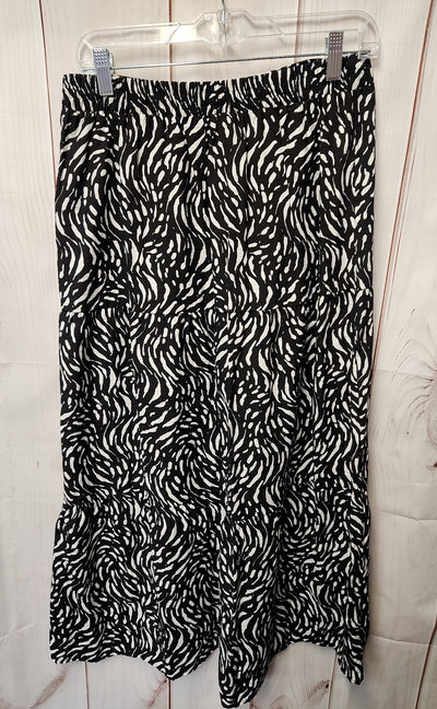 Nine West Women's Size S Black & White Skirt