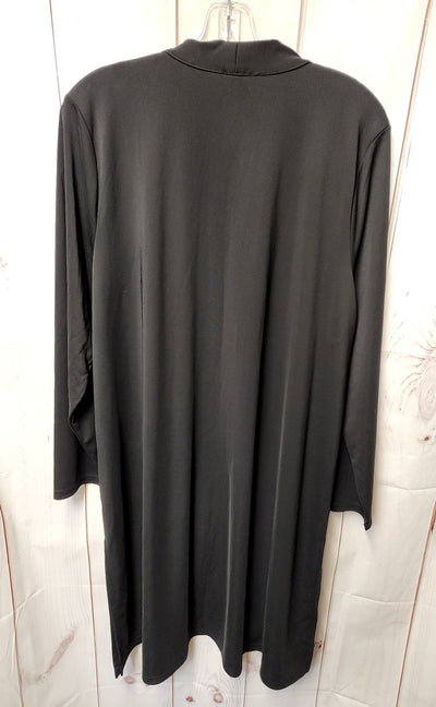 Talbots Women's Size 2X Petite Black Cardigan