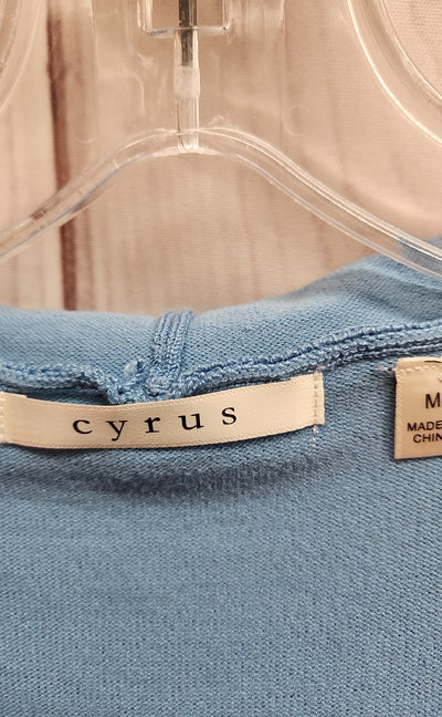 Cyrus Women's Size M Turquoise Cardigan