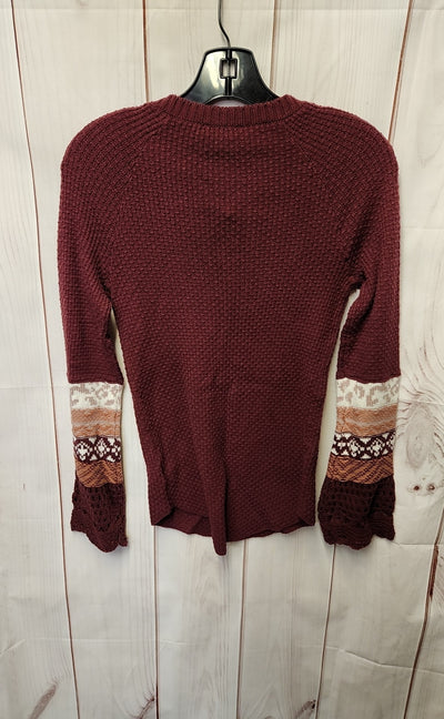 Mystree Women's Size S Purple Sweater