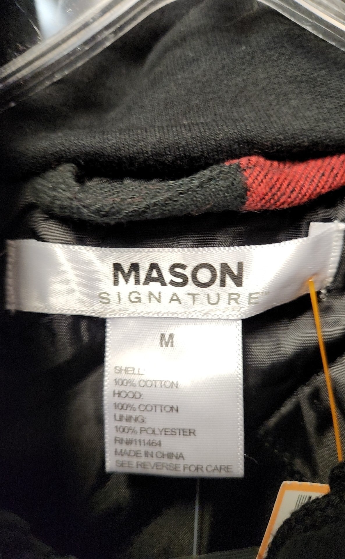 Mason Signature Men's Size M Red Plaid Jacket