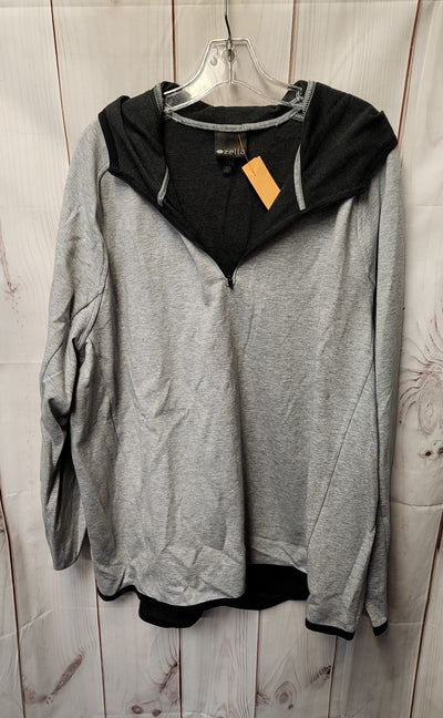 NWT Zella Women's Size XXL Gray Sweatshirt