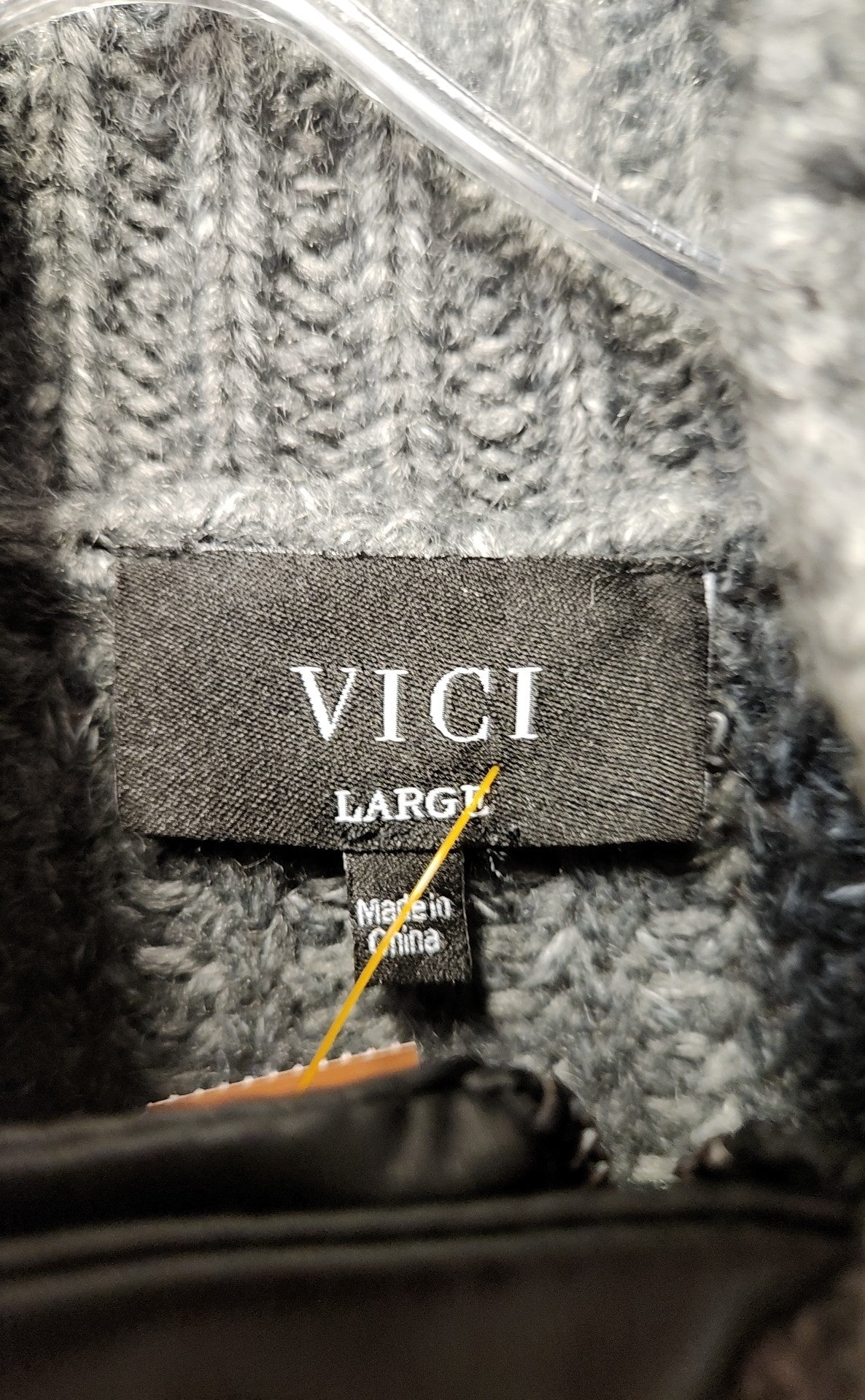 VICI Women's Size L Gray Sweater