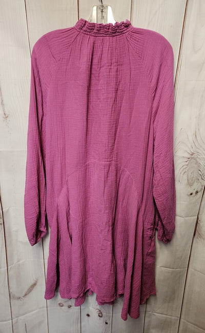 Magaschoni Women's Size L Pink Dress