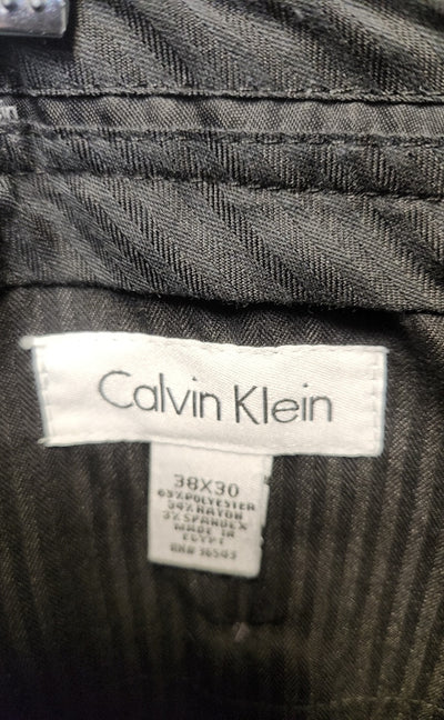 Calvin Klein Men's Size 38x30 Gray Pants