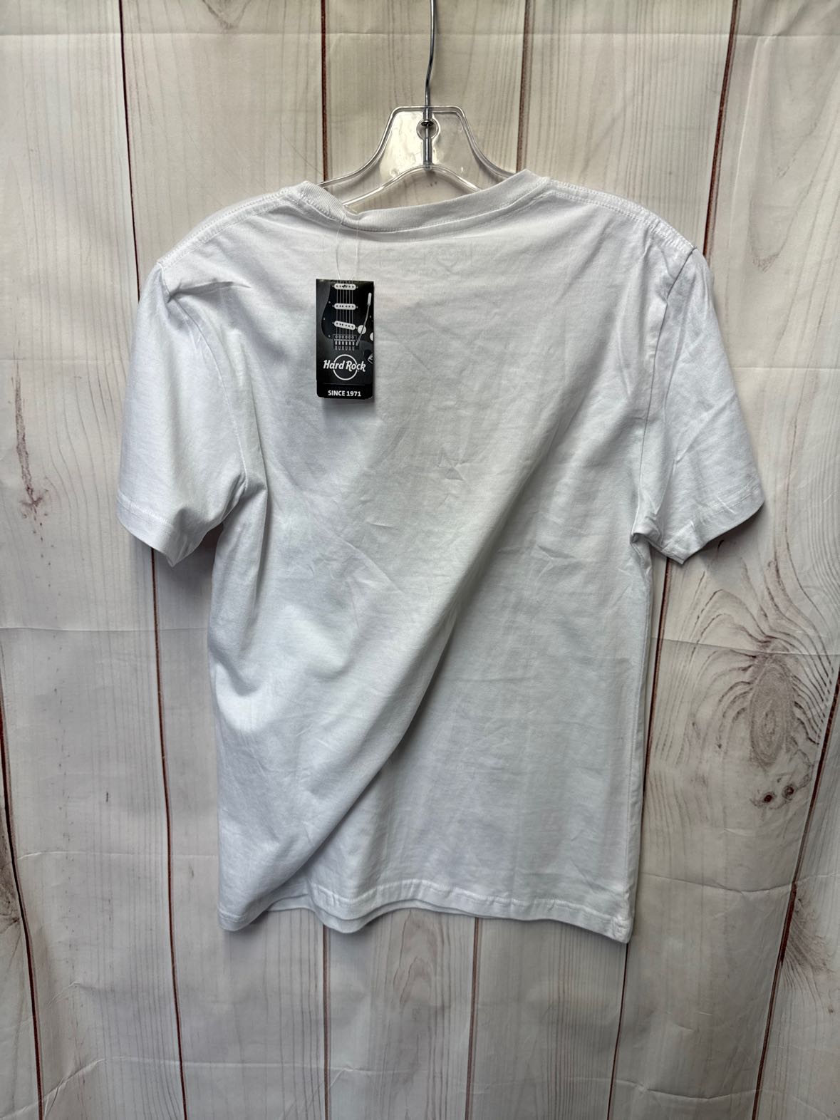 NWT Hard Rock Cafe Women's Size S White Short Sleeve Top