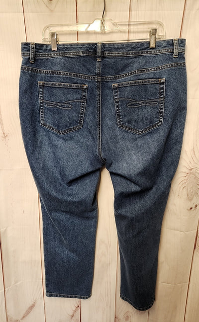 Style & Co Women's Size 33 (15-16) Blue Jeans Slim Leg