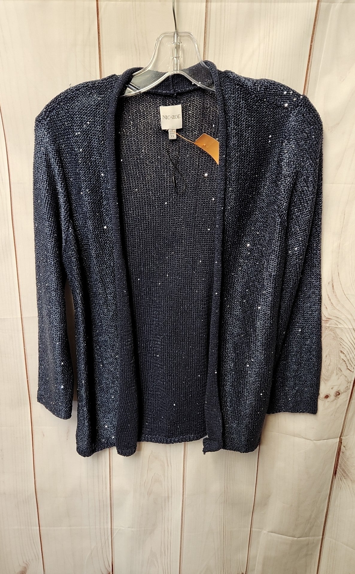 Nic & Zoe Women's Size XS Navy Cardigan