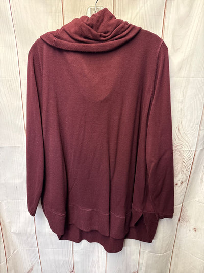 Cyrus Women's Size 3X Maroon Sweater