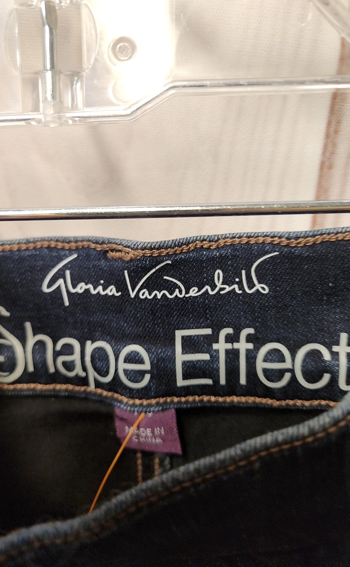 Gloria Vanderbilt Women's Size 14 Blue Jeans High Rise Straight