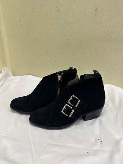 Ellen Tracy Women's Size 6 Black Leather Boots Shoes