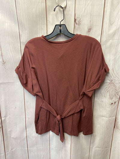 Express Women's Size M Brown Short Sleeve Top