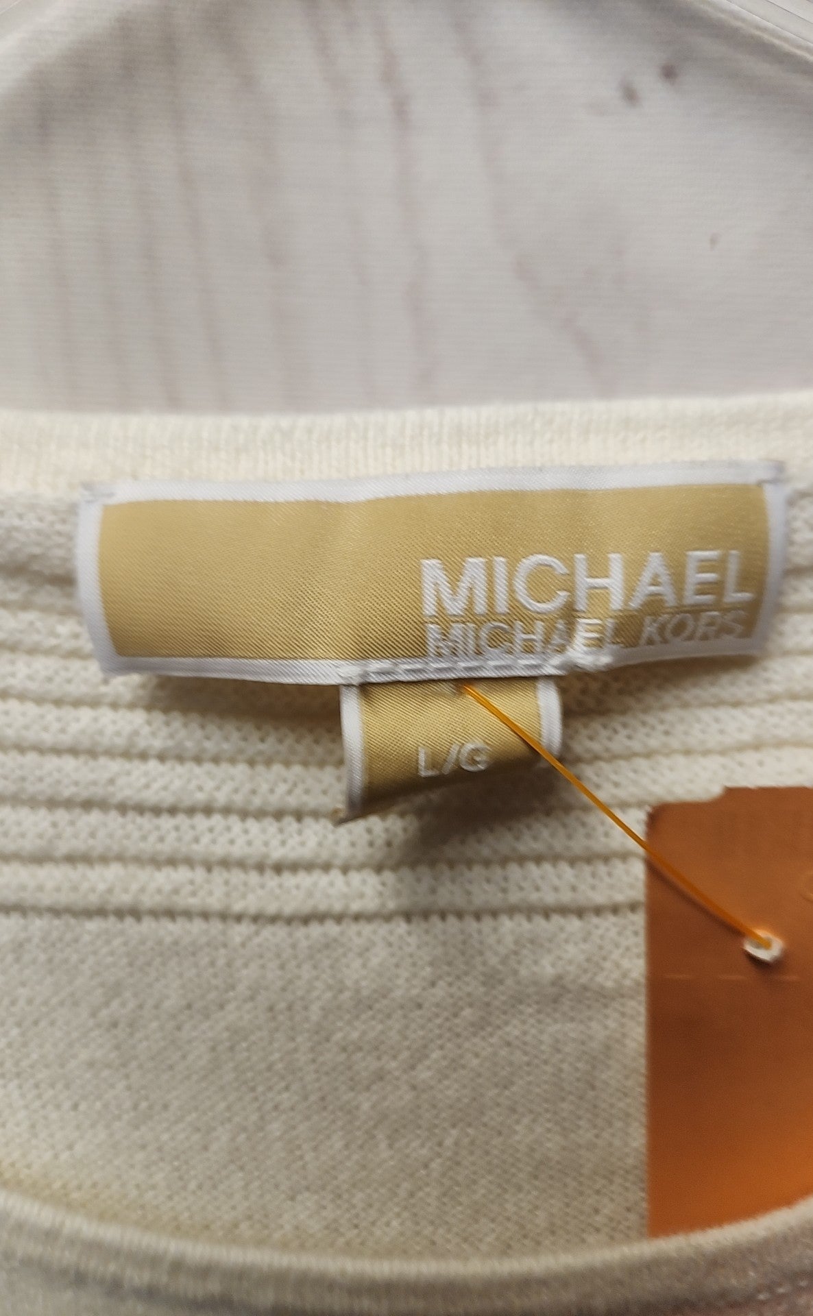Michael Kors Women's Size L White Sweater