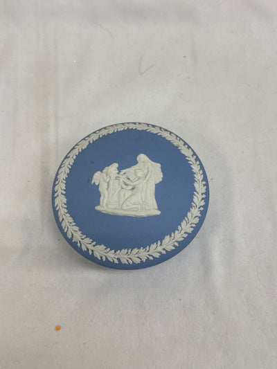 VTG Wedgwood Blue Ceramic Trinket Dish
