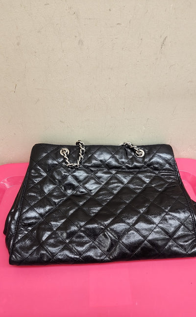 Michael Kors Black Leather Quilted Purse