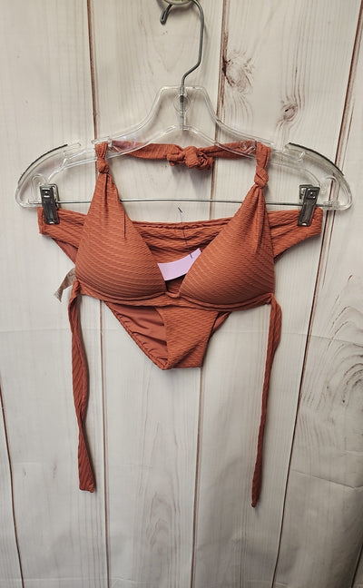 2PCS Calzedonia Women's Size S Orange Bikini