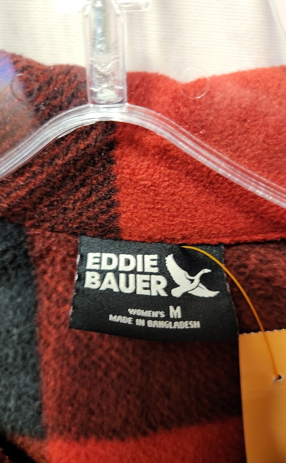 Eddie Bauer Women's Size M Red & Black Sweatshirt