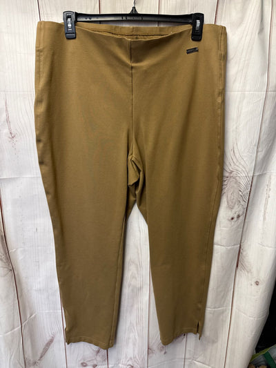 Rafaella Women's Size 3X Tan Pants