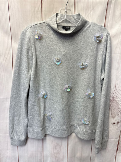 Talbots Women's Size M Gray Sweatshirt