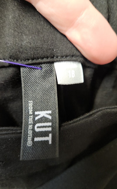 Kut from the Kloth Women's Size 16 Black Pants