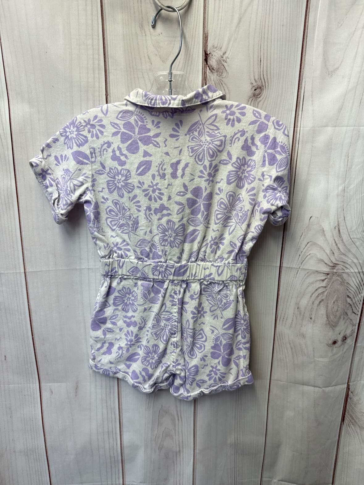 Old Navy Girl's Size 3 White & Purple Romper