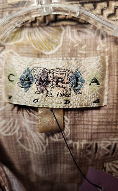 Campia Men's Size M Beige Shirt