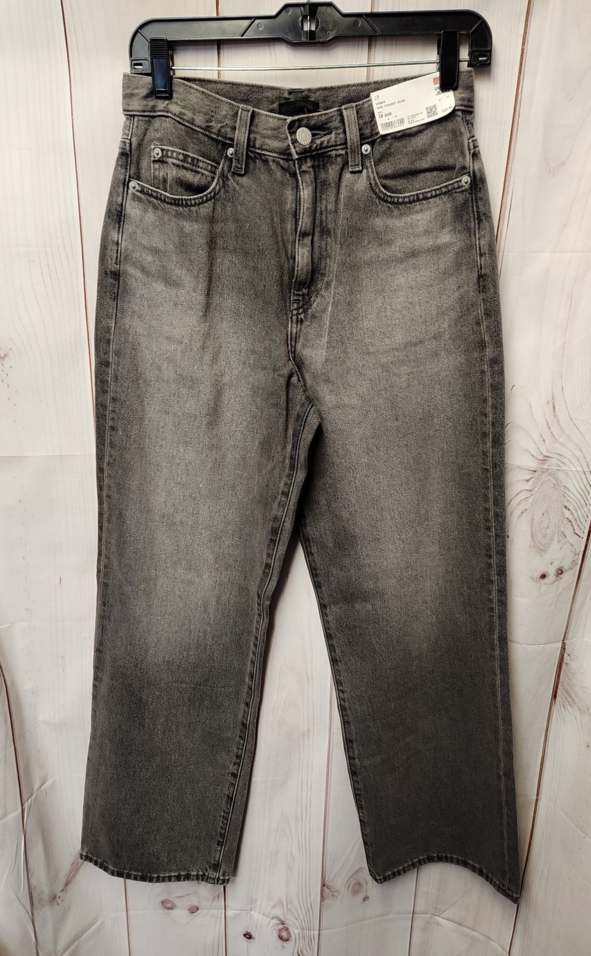 NWT Uniqlo Women's Size 28 (5-6) Gray Jeans