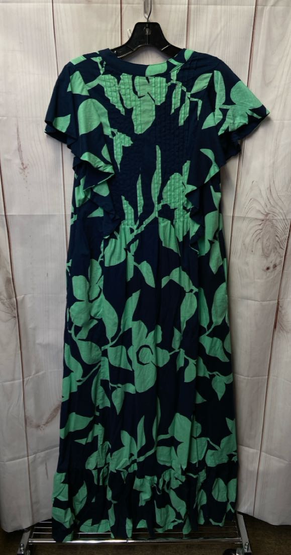 Maeve Anthropologie Women's Size S Blue & Green Dress