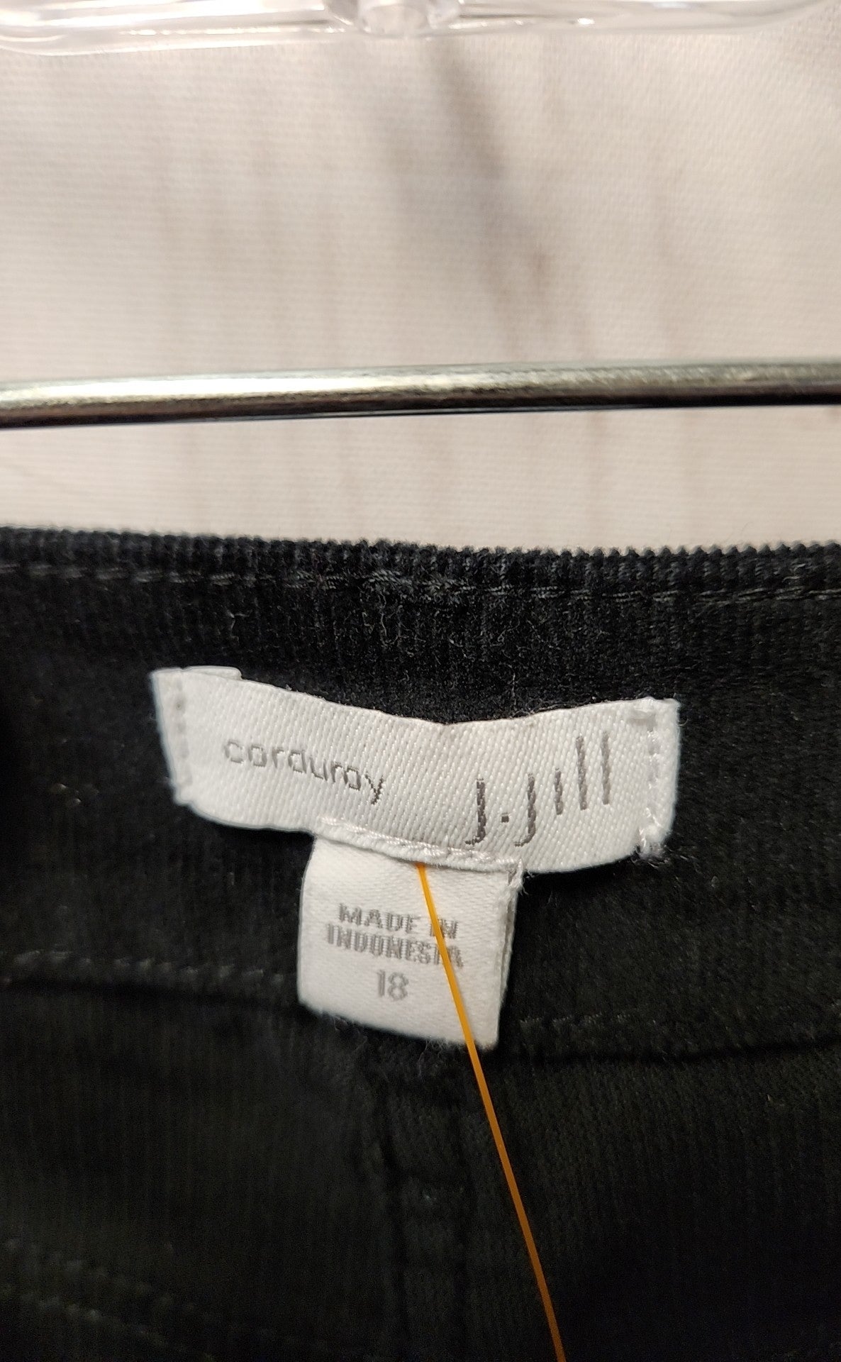 J Jill Women's Size 18 Black Corduroy Pants