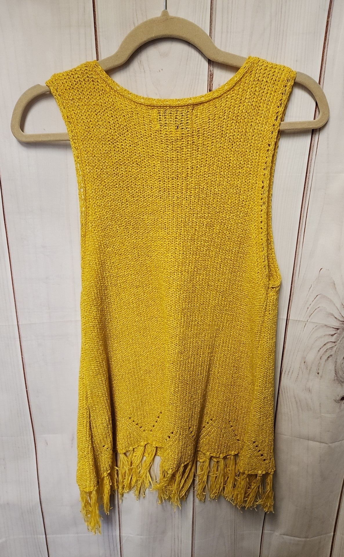 Pepin Women's Size L Yellow Sleeveless Top