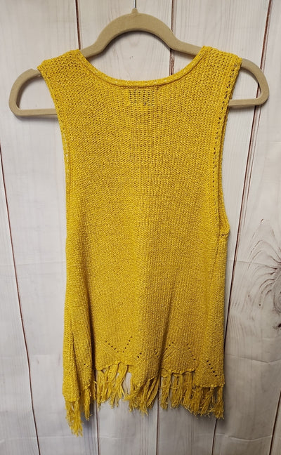 Pepin Women's Size L Yellow Sleeveless Top