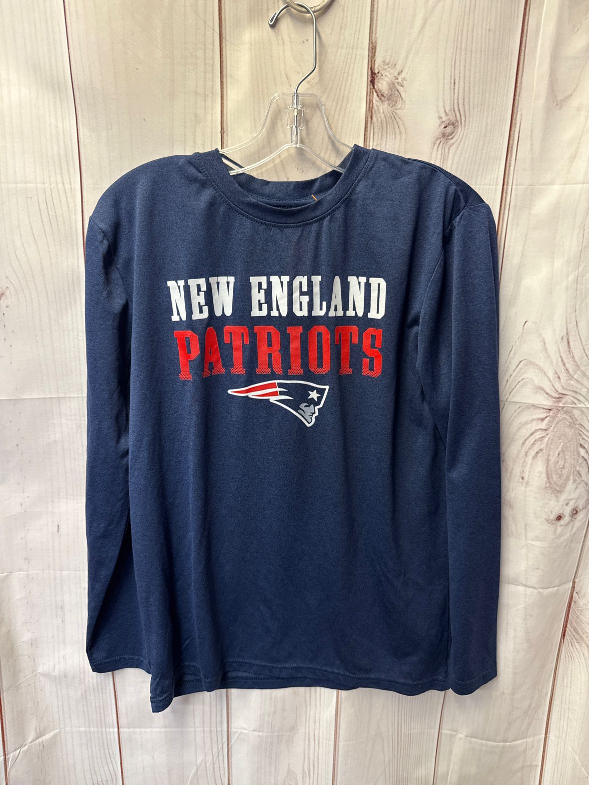 Patriots Boy's Size 14/16 Navy Shirt