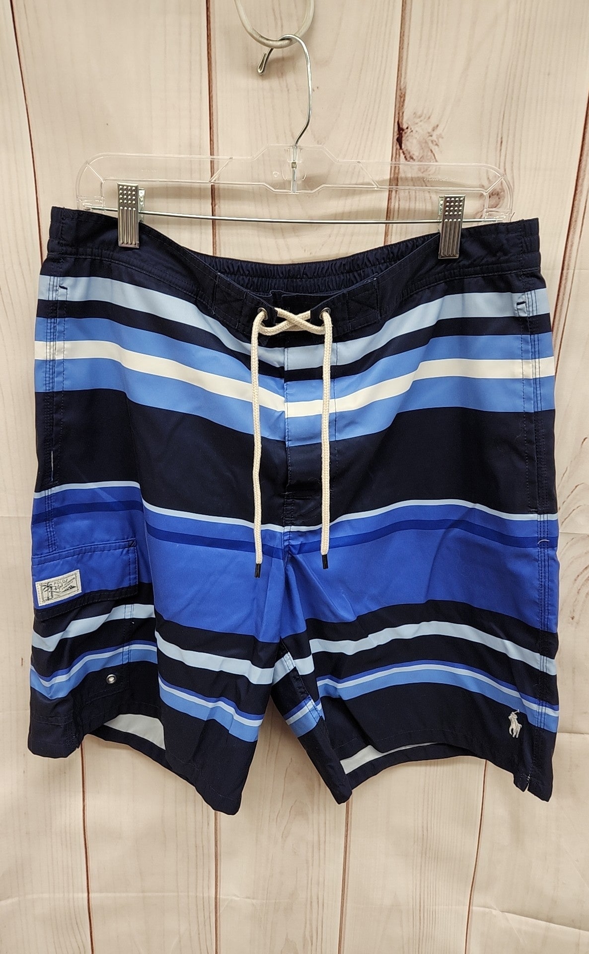 Polo by Ralph Lauren Men's Size L Blue Swim Trunks – Off The Rack