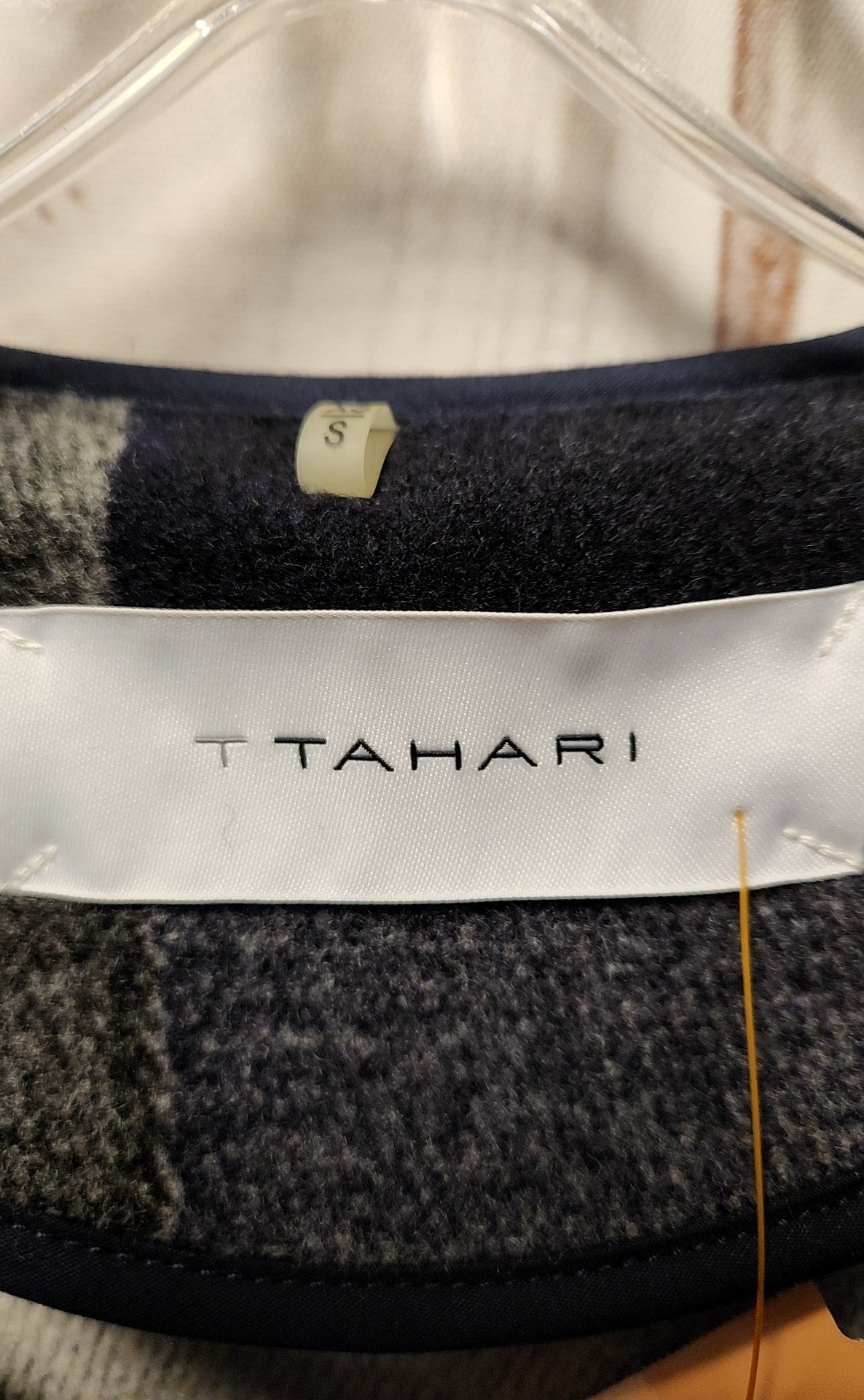 Tahari Women's Size XS/S Gray & Blue Cardigan