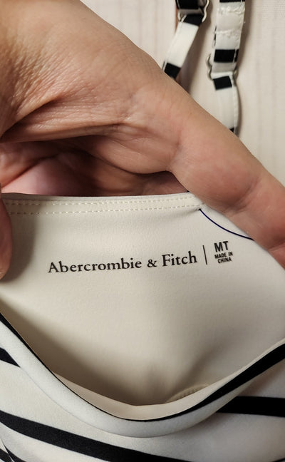 Abercrombie & Fitch Women's Size M Tall White & Black Dress