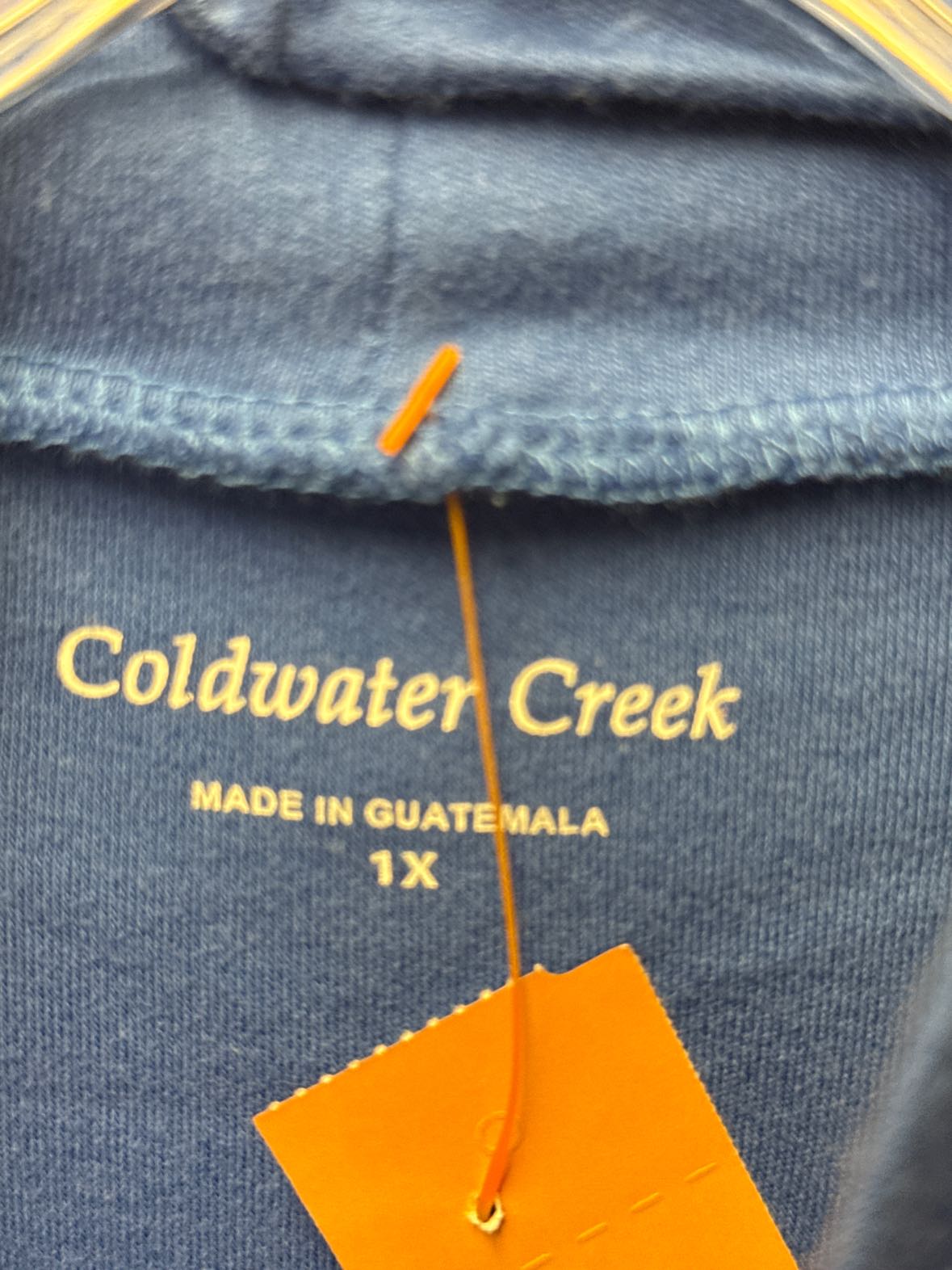 Coldwater Creek Women's Size 1X Blue Long Sleeve Top
