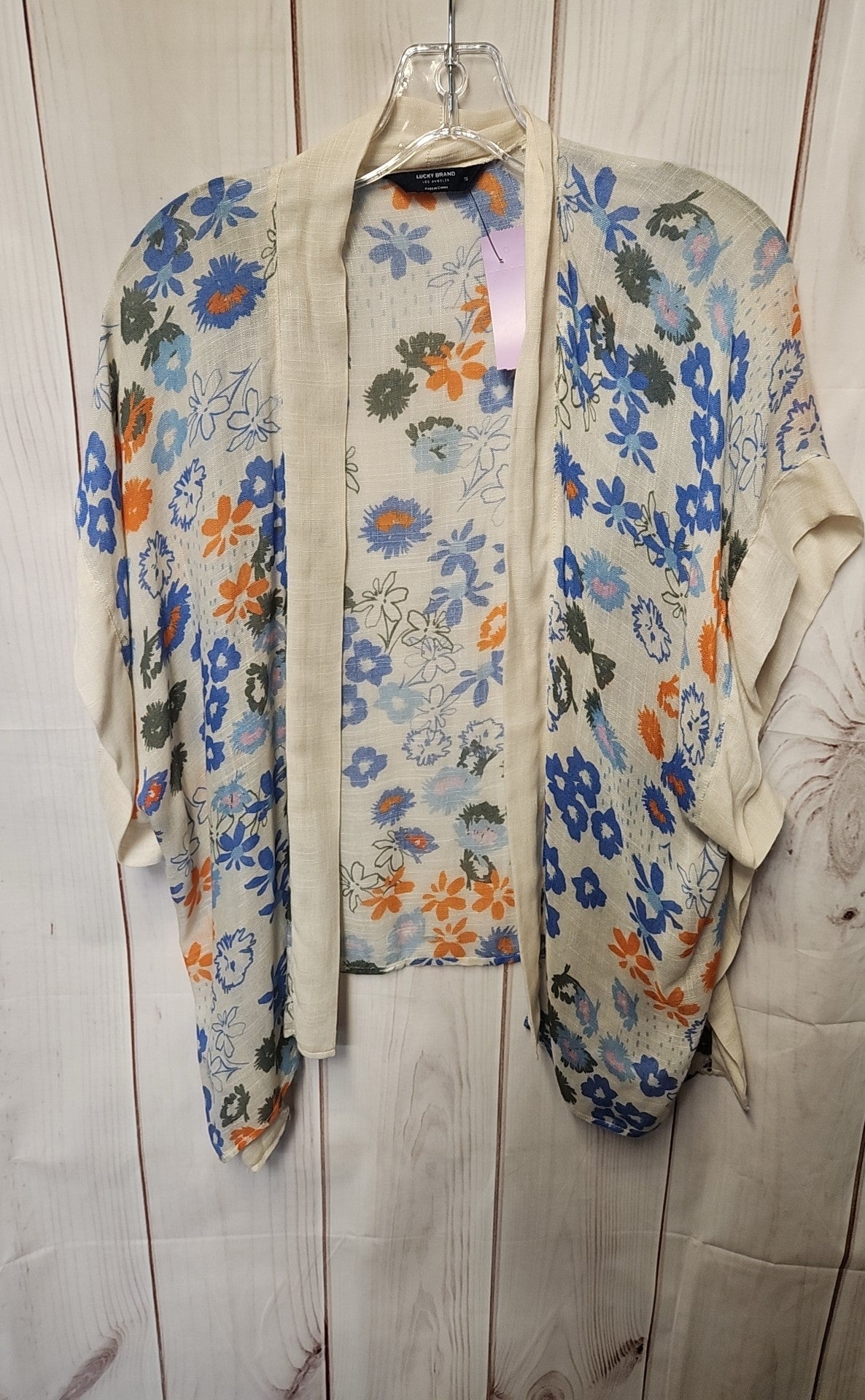 Lucky Brand Women's Size One Size Brown Floral Cardigan