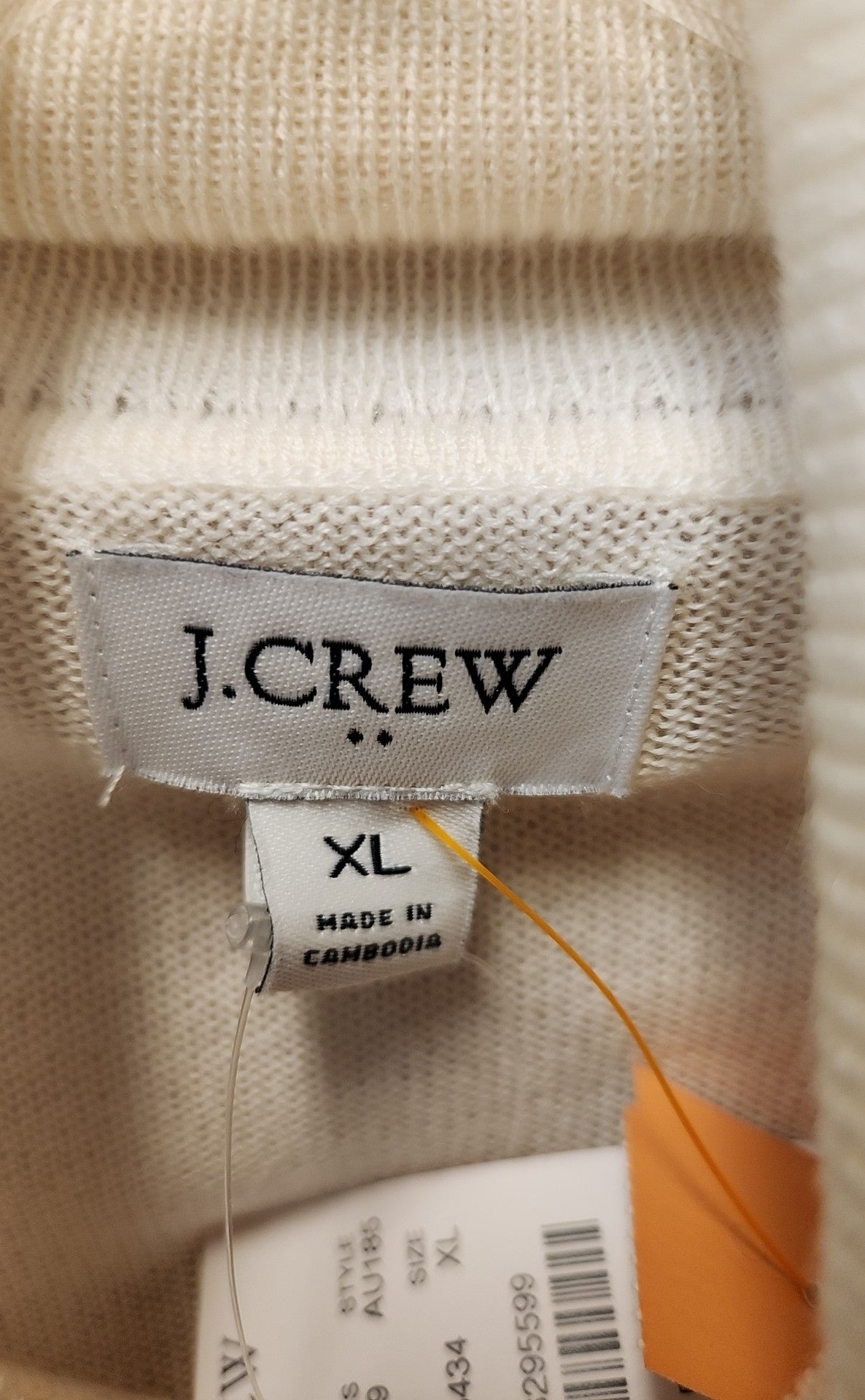 NWT J Crew Women's Size XL White Sweater