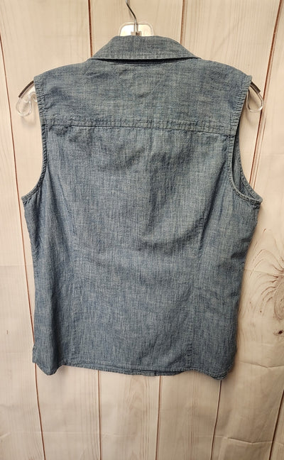 Tommy Hilfiger Women's Size L Blue Sleeveless Top