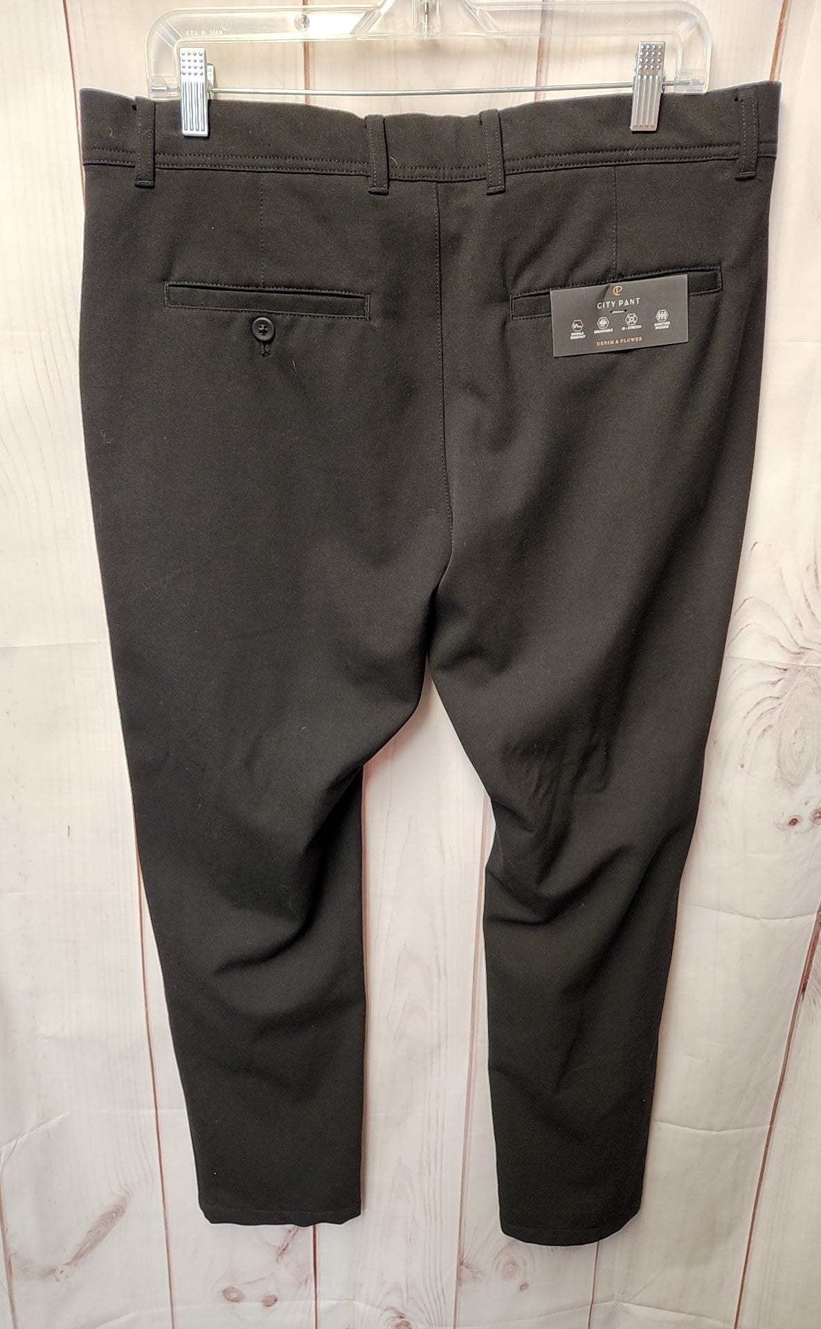 Denim & Flower Men's Size 34 Black Pants
