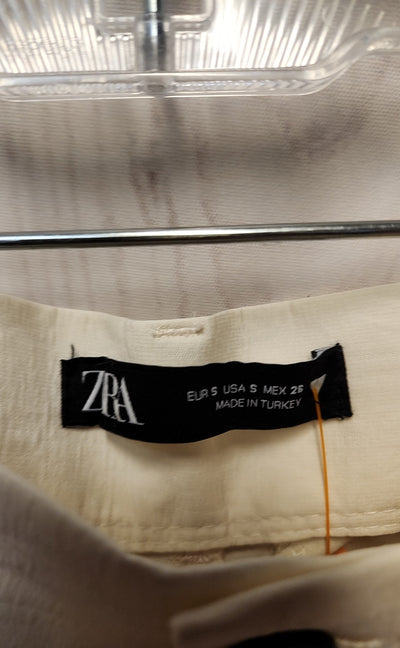 Zara Women's Size S Off-White Pants