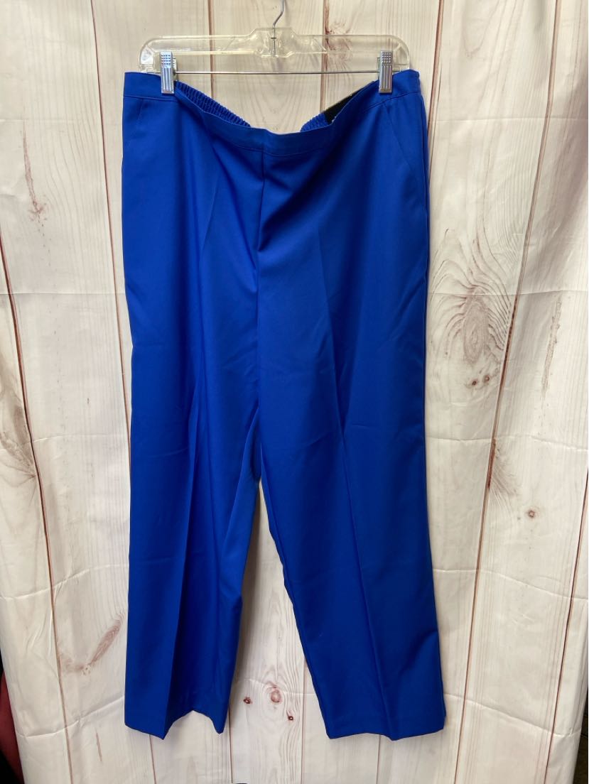 NWT Alfred Dunner Women's Size 18 Blue Pants