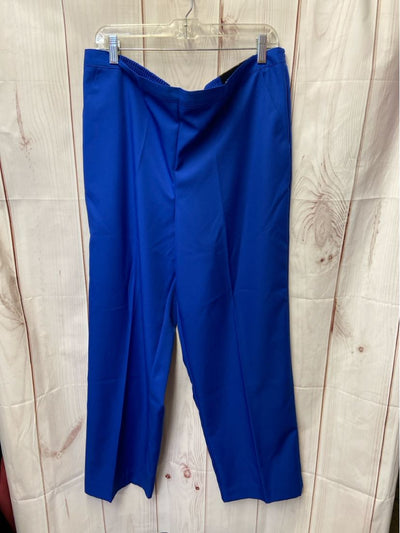 NWT Alfred Dunner Women's Size 18 Blue Pants