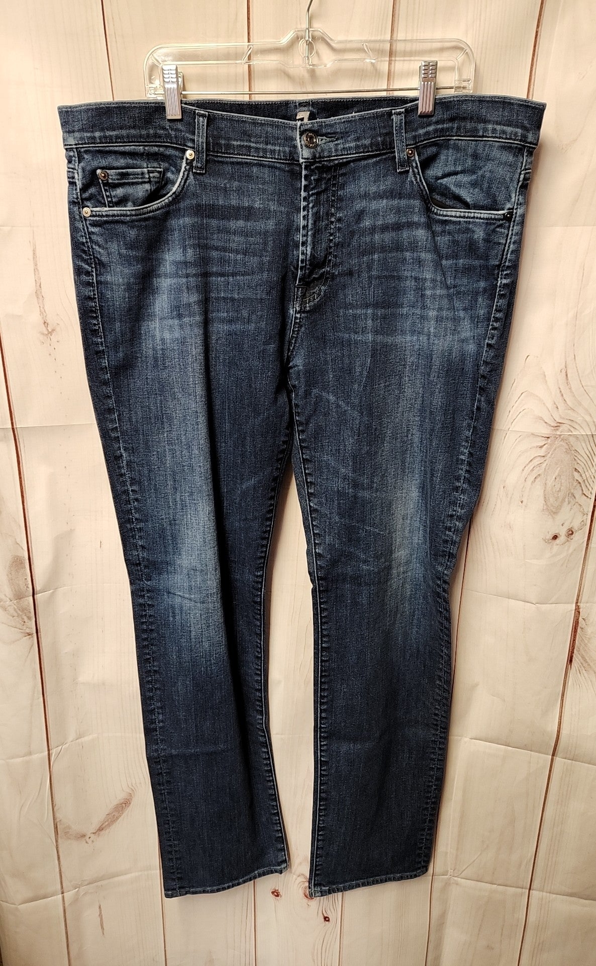 7 For All Mankind Men's Size 40 Blue Jeans Slimmy